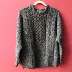 Vintage Irish Wool Oversized Sweater